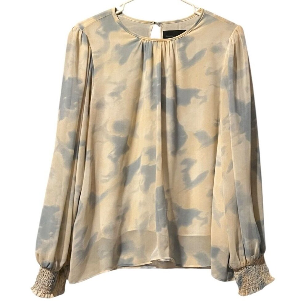 Sunday in Brooklyn by Anthropologie Tie Dye Blouse Lightweight Size L Career